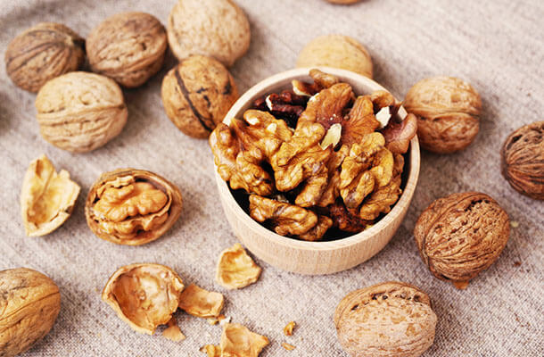 メラトニン くるみ ネダン   平均 walnuts-nutrition