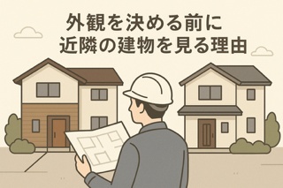 外観を決める前に「近隣の建物」を見る理由