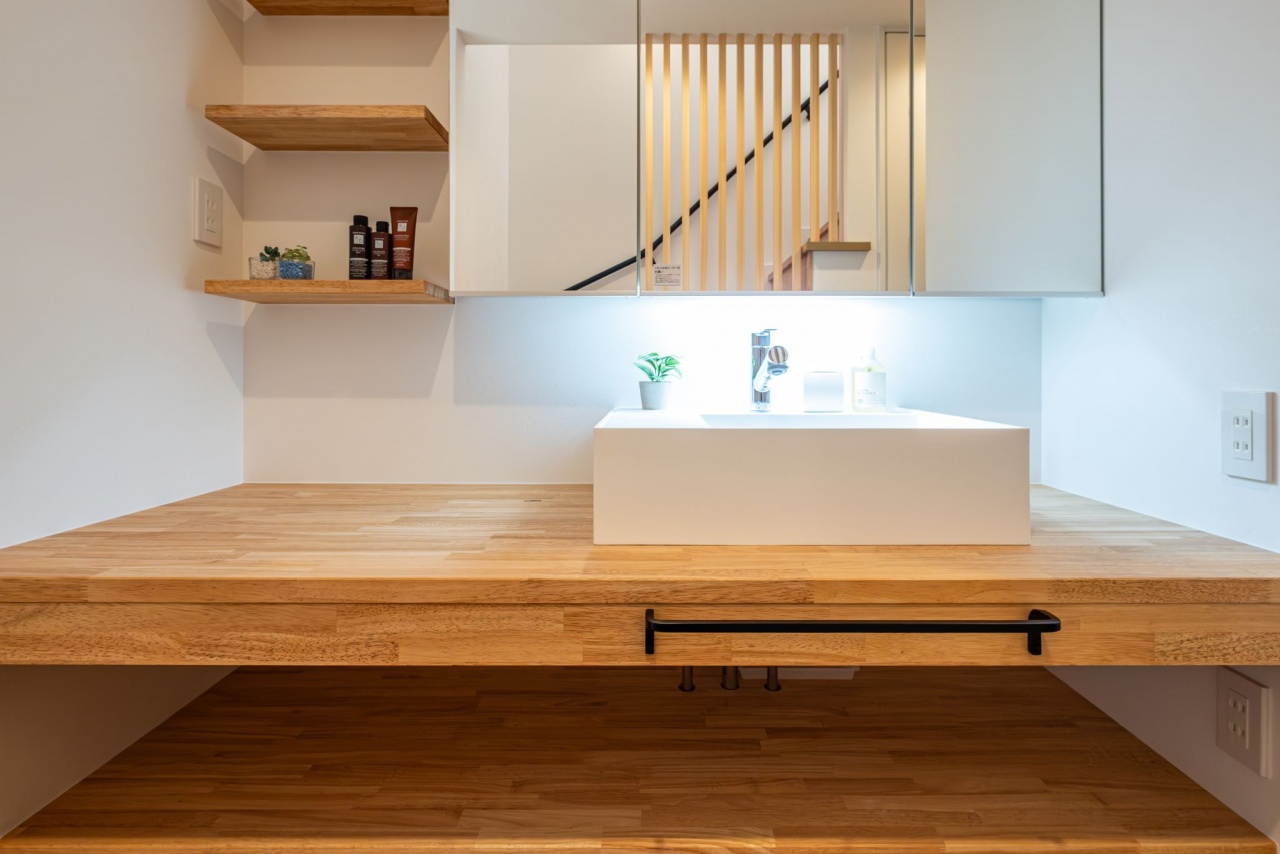 魅せる洗面化粧台！