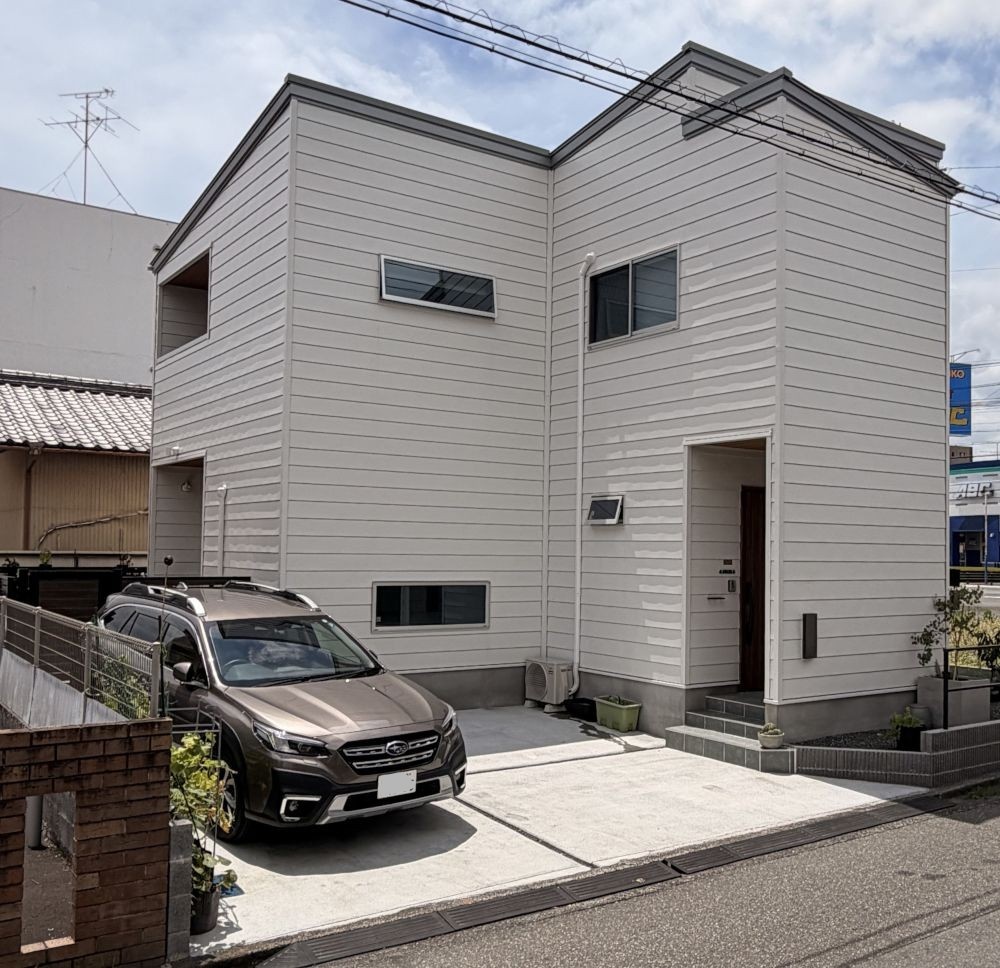 白を基調としたスタイリッシュな外観