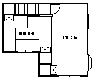 幸町貸家　２階平面図