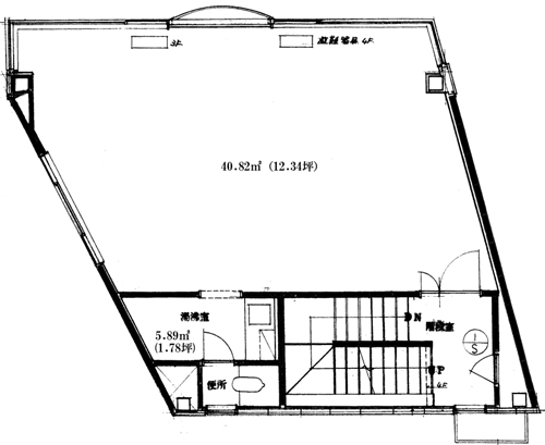 新富士第一ビル　平面図