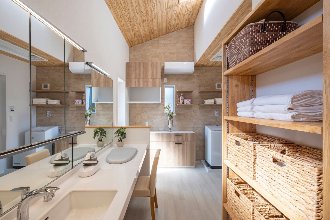 広々とした室内干しスペース 快乾空間 のある家 施工事例 三和建設株式会社 静岡市清水区の新築 注文住宅 土地なら